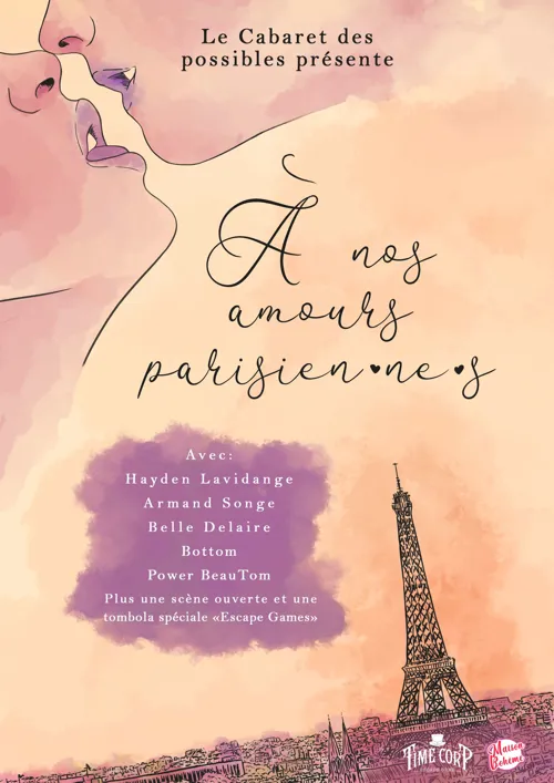 Affiche de Le cabaret des possibles: A nos amours parisienne