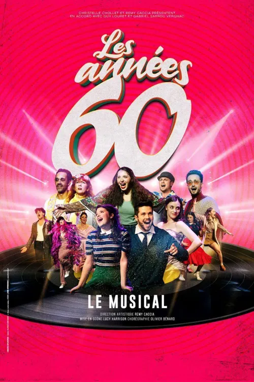 Affiche de Les années 60 le musical