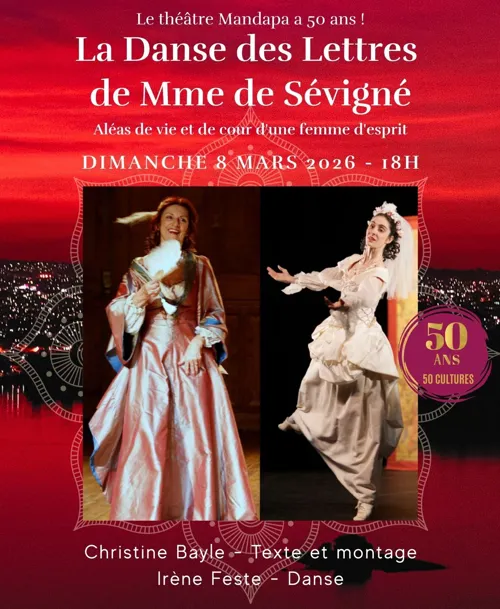 Affiche de La Danse des Lettres de Mme de Sévigné