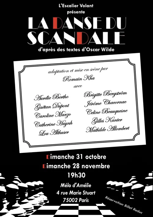 Affiche de La Danse du Scandale