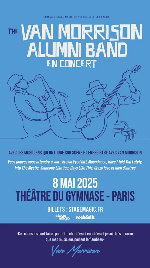 Affiche de Van Morrison Alumni Band
