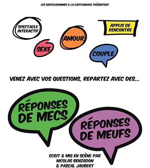 Affiche de Réponses de mecs | Réponses de meufs