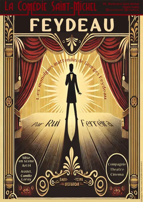Affiche de Les monologues inattendus de Feydeau