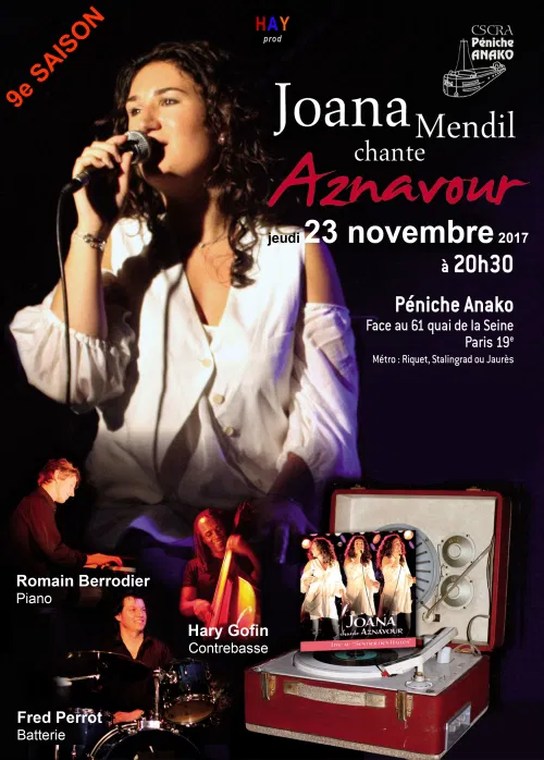 Affiche de Joana Mendil chante Aznavour