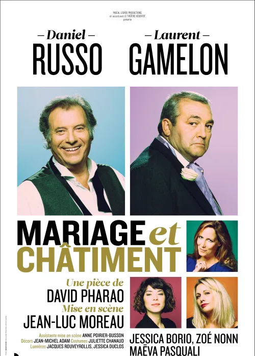 Affiche de Mariage et châtiment | avec Daniel Russo et Laurent Gamelon
