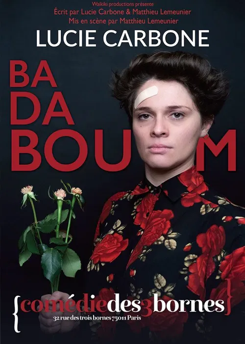 Affiche de Lucie Carbone dans Badaboum-un spectacle d'humour
