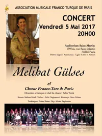 Concert Melihat Gülses et Choeur Franco Turc de Paris - 