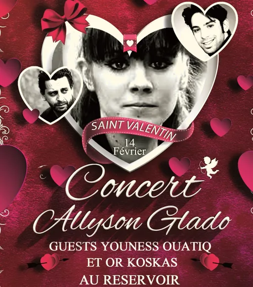 Affiche de Allyson Glado & Friends | Soirée Saint Valentin