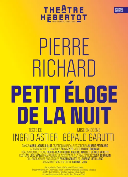 Affiche de Petit éloge de la nuit | d'Ingrid Astier avec Pierre Richard
