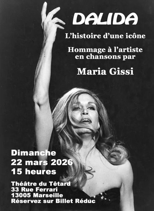 Affiche de Concert hommage à Dalida