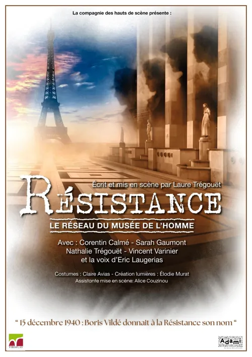 Affiche de Résistance : Le réseau du Musée de l'Homme