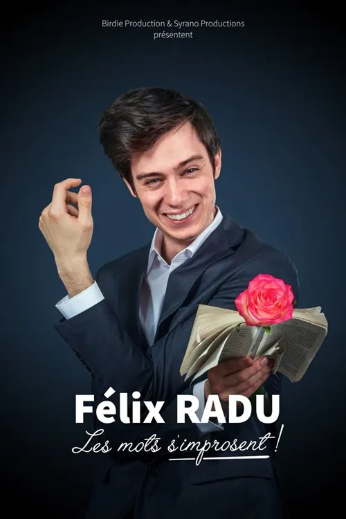 Affiche de Félix Radu dans Les mots s'improsent