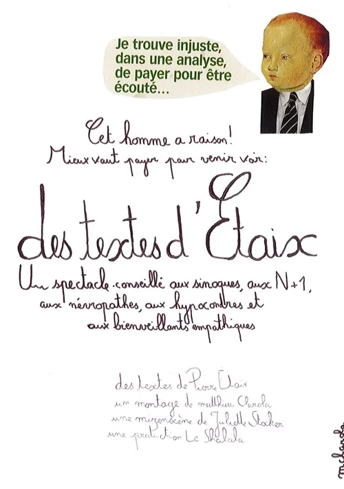 Affiche de Des Textes d'Etaix
