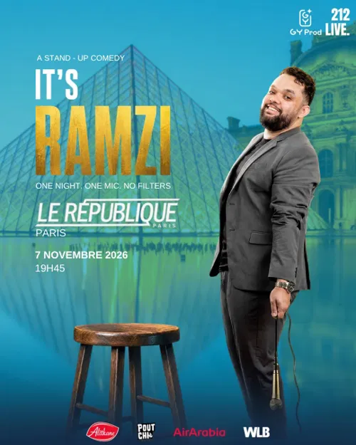 Affiche de Oussama Ramzi dans It's Ramzi à Paris