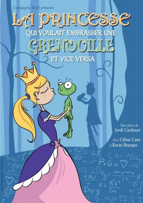 Affiche de La princesse qui voulait embrasser une grenouille et vice versa