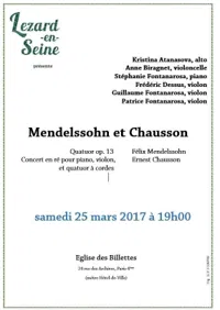Mendelssohn et Chausson - 