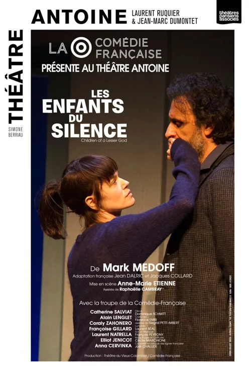 Affiche de Les enfants du silence | par la comédie Française