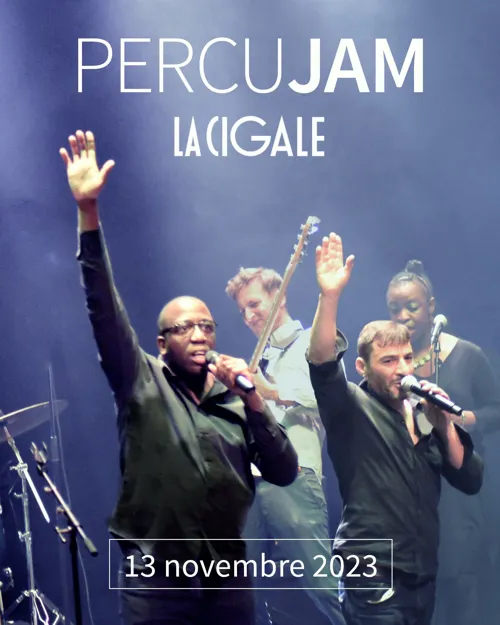 Affiche de Percujam + 1ère partie : Célestin