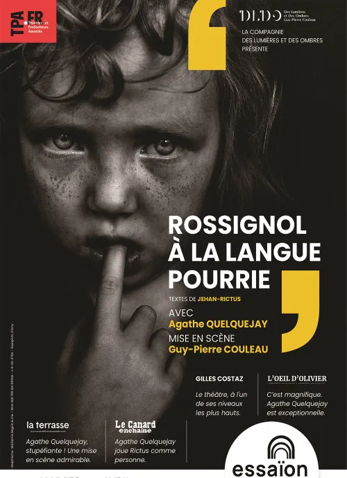 Affiche de Rossignol à la langue pourrie