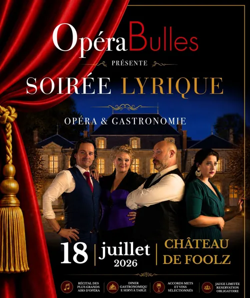 Affiche de Soirée lyrique OpéraBulles
