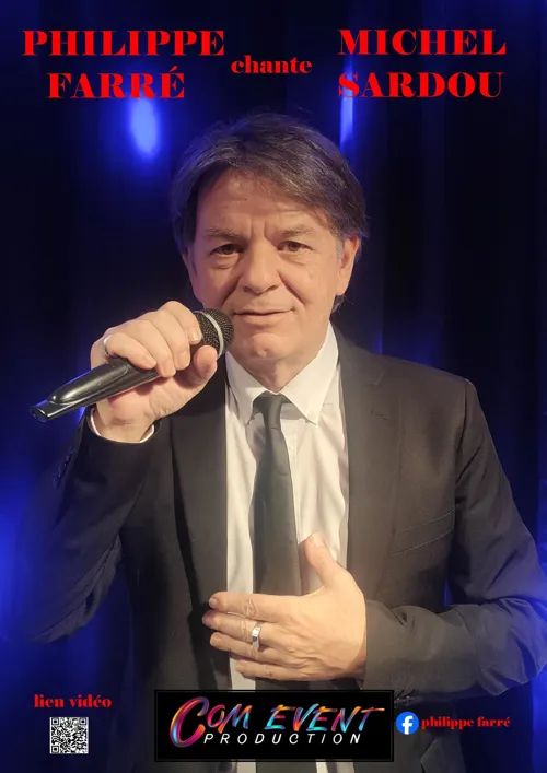 Affiche de Philippe Farré chante Michel Sardou