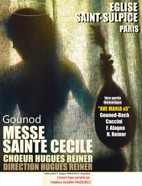 Affiche de Messe de Sainte Cécile de Charles Gounod