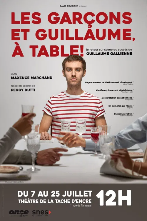 Affiche de Les garçons et Guillaume, à table !