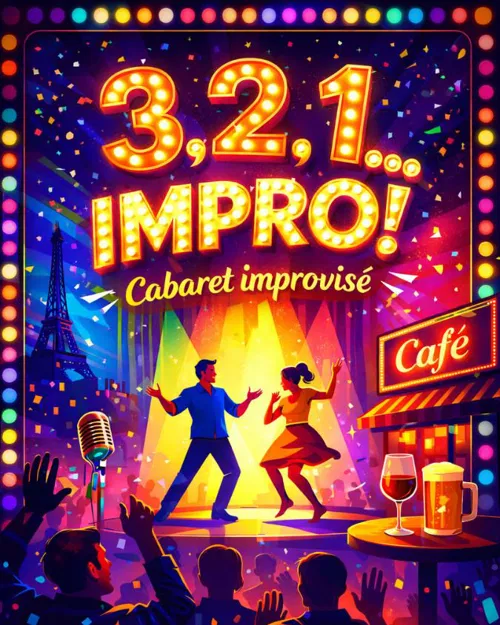 Affiche de 3, 2, 1... Impro !