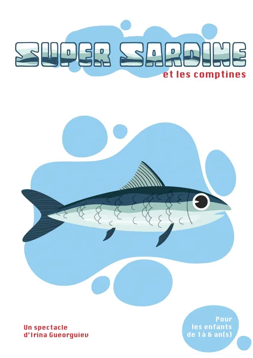 Affiche de Super Sardine et les comptines