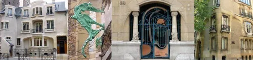 Affiche de Visite guidée : un oeil ouvert sur le 16ème, de l'architecture à l'Art Nouveau | par Luna Boissy