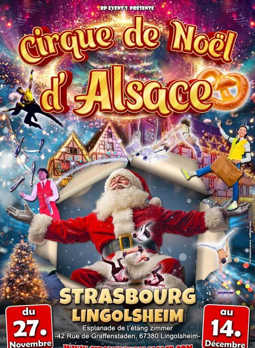 Affiche de Cirque de Noël d'Alsace