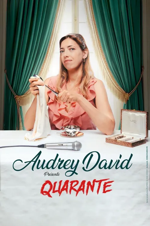 Affiche de Audrey David dans Quarante