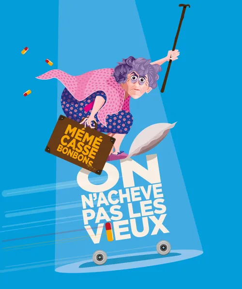Affiche de Anne Cangelosi dans On n'achève pas les vieux