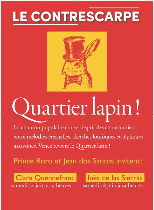 Affiche de Quartier lapin !