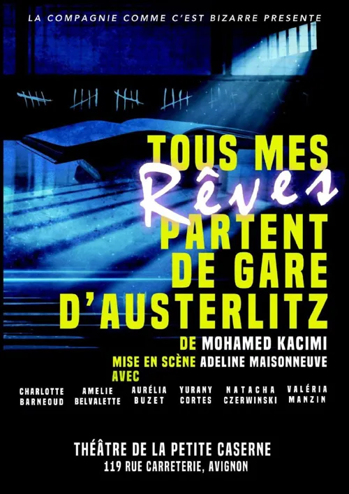 Affiche de Tous mes rêves partent de la gare d'Austerlitz