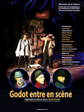 Affiche de Godot entre en scène | de Hafedh Djedidi