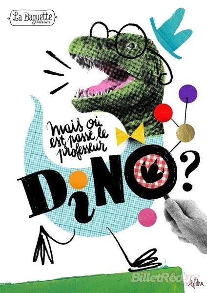 Affiche de Mais où est passé le professeur Dino ?