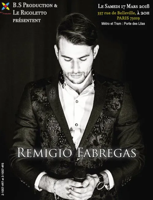 Affiche de Remigio Fabregas en concert