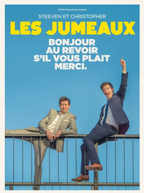 Affiche de Les Jumeaux dans Bonjour, au revoir, s'il vous plait, merci