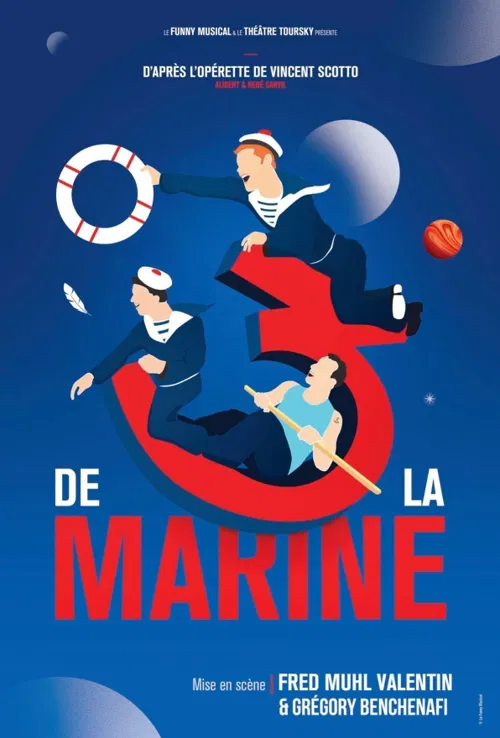 Affiche de 3 de la marine