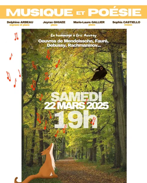 Affiche de Musique et poésie