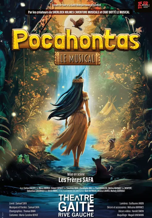Affiche de Pocahontas, le musical