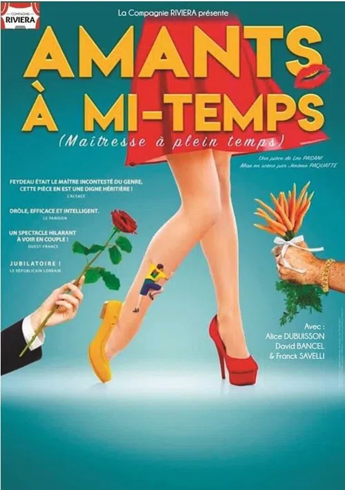 Affiche de Amants à mi-temps