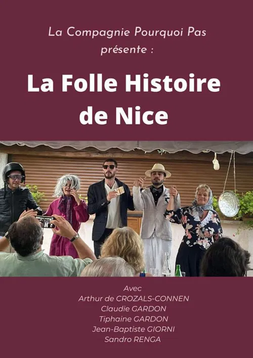 Affiche de La folle histoire de Nice