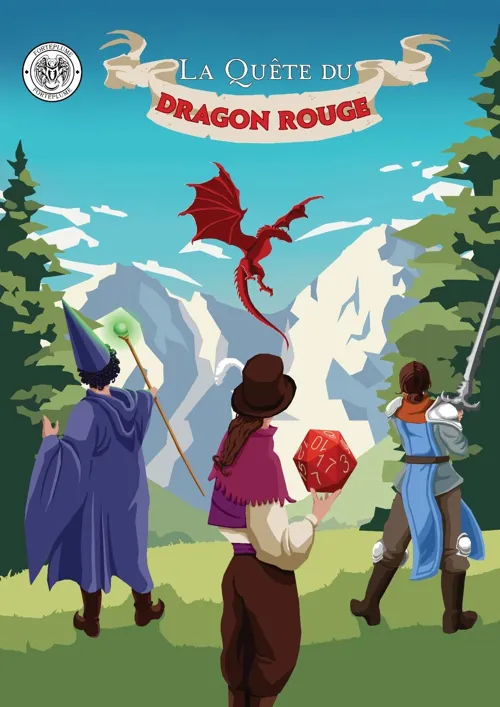 Affiche de La Quête du Dragon Rouge