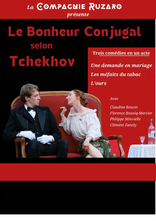 Affiche de Le bonheur conjugal selon Tchekhov