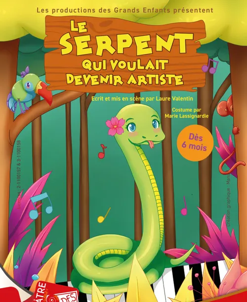 Affiche de Le serpent qui voulait être artiste