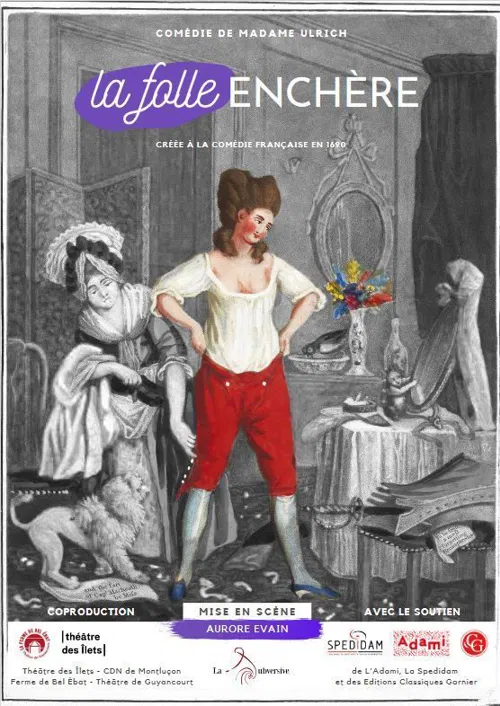 Affiche de La folle enchère