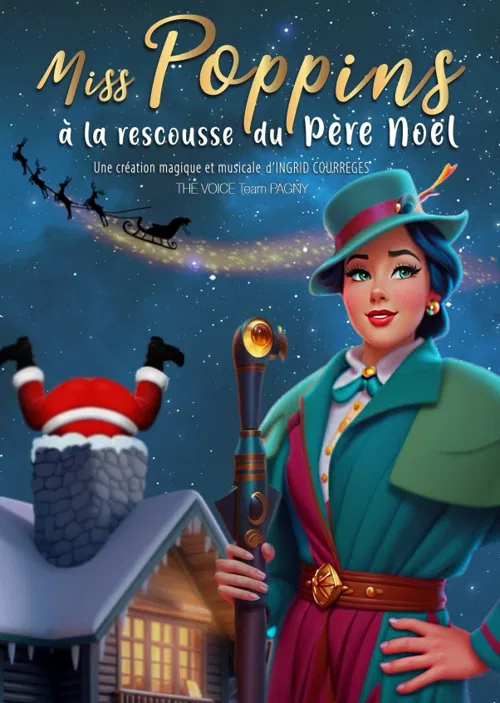 Affiche de Miss Poppins à la rescousse du Père Noël