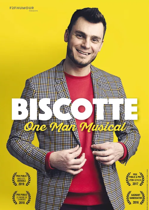 Affiche de Biscotte dans One man musical